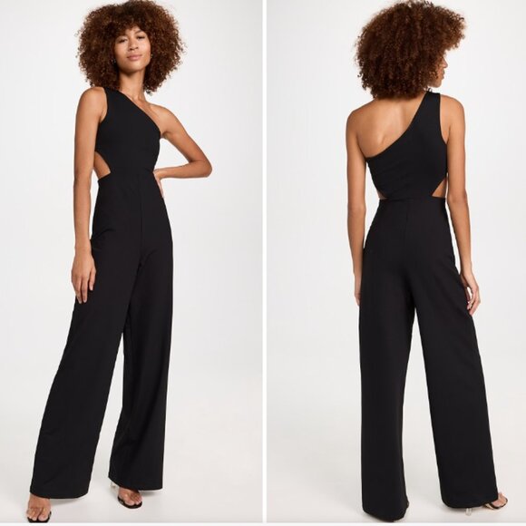 Susana Monaco Cut Out Asymmetrical Jumpsuit - Size M - Picture 1 of 6